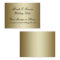 Gold Wedding Website Insert Card for Invitations