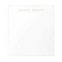 Gold & White Colour Minimalist Simple Plain Modern