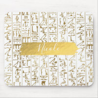 Gold & White Egyptian Egypt Glam Modern Chic