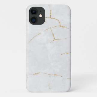 gold white marble Case-Mate Barely There iPhone Case