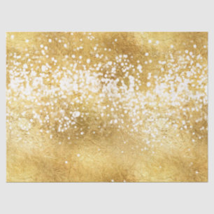 Gold White Sparkle Shine Tissue Paper