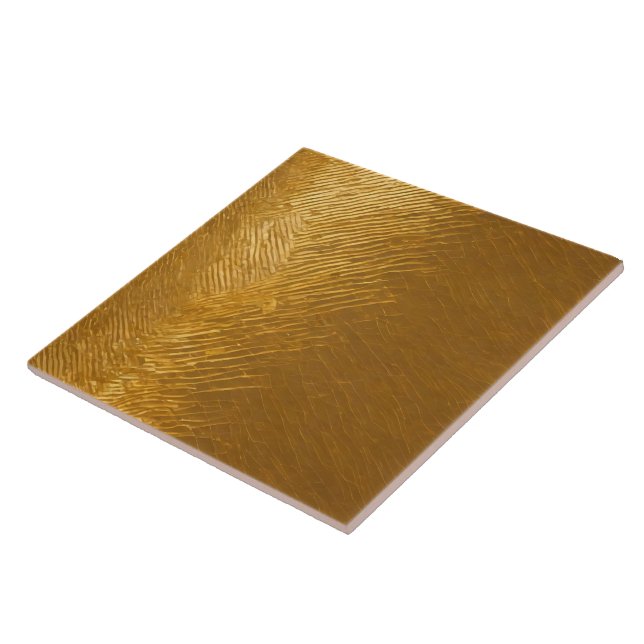 Gold White Vintage Art Deco Popular Collection Tile (Side)