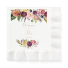 Gold Wild Feather Boho Tropical Floral Wedding