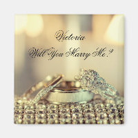 Gold Will You Marry Me Proposal Name Script 