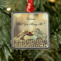 Gold Will You Marry Me Proposal Name Script