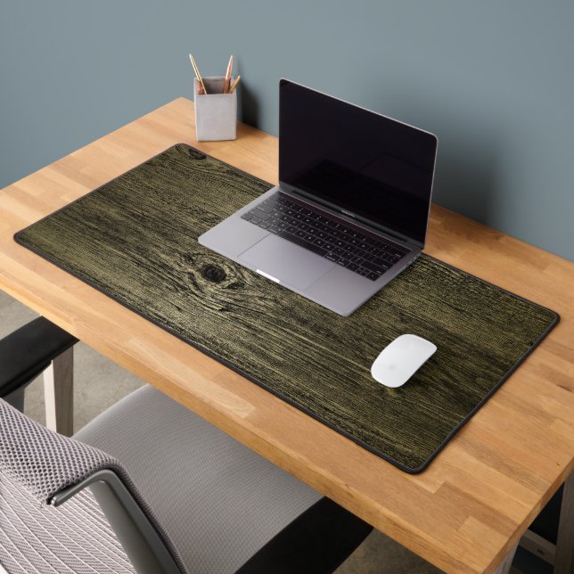 Gold Wood Grain Desk Mat (Office 2)