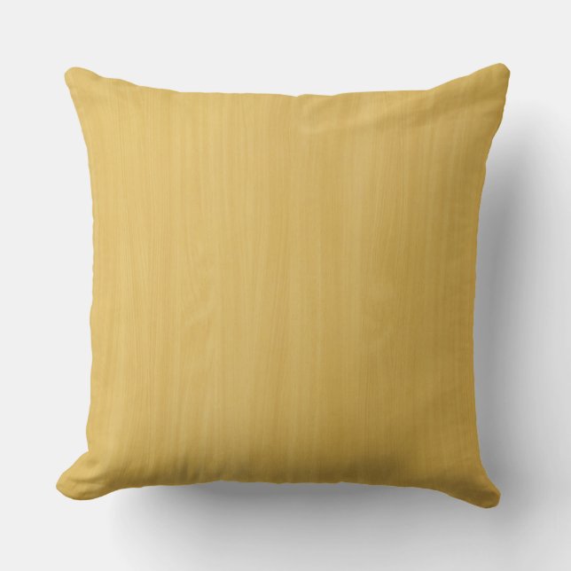 Gold Wood Grain Texture Cushion (Front)