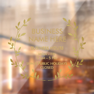 Gold Wreath Business Store Opening Hours