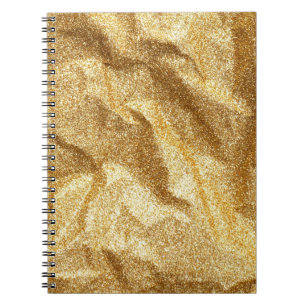 Gold wrinkled paper texture abstract background.go notebook