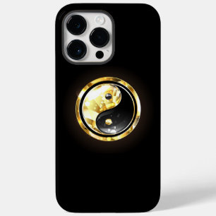 Gold Yin Yang on black Case-Mate iPhone 14 Pro Max Case