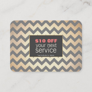 Gold Zig Zags Hair Salon and Spa Discount Coupon