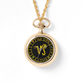 GOLD ZODIAC BIRTHDAY SIGNS /CAPRICORN WATCH