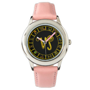 GOLD ZODIAC BIRTHDAY SIGNS /CAPRICORN WATCH
