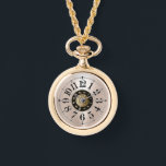 gold zodiac pocket watch necklace<br><div class="desc">gold zodiac pocket watch necklace</div>