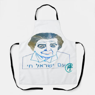 Golda Meir Yearbook Art Apron