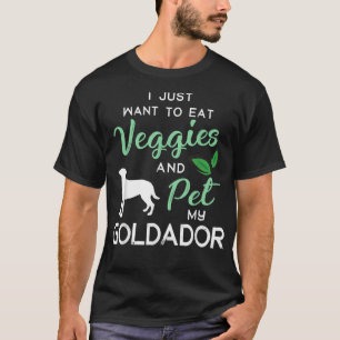 Goldador Funny Vegan Dog Lover Owner Xmas Birthday T-Shirt