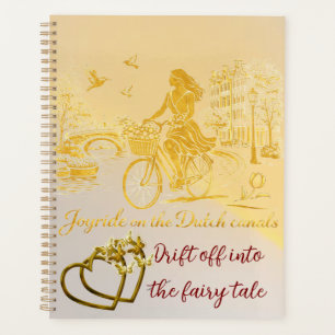 GoldAmsterdam Abstract Romantic Vintage StreetRide Planner