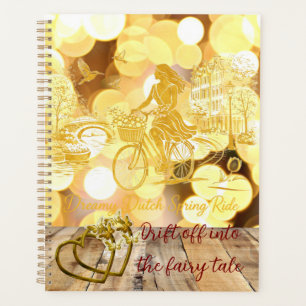 GoldAmsterdam Abstract Romantic Vintage StreetRide Planner