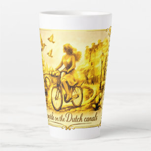 GoldAmsterdam Buoyant Minimalistic ArtisticObscure Latte Mug