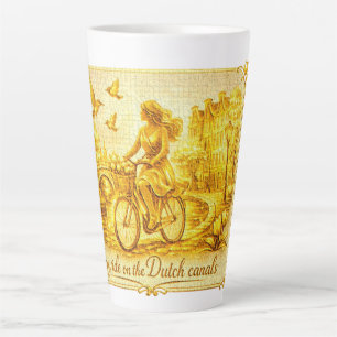GoldAmsterdam MinimalisticArtisticCementgrain Latte Mug