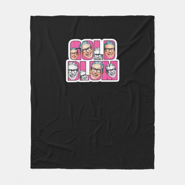 Goldblum Peekaboo Fleece Blanket (Front)