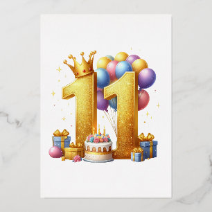 Golden 11th Birthday