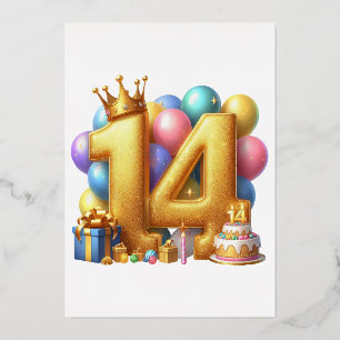 Golden 14th Birthday