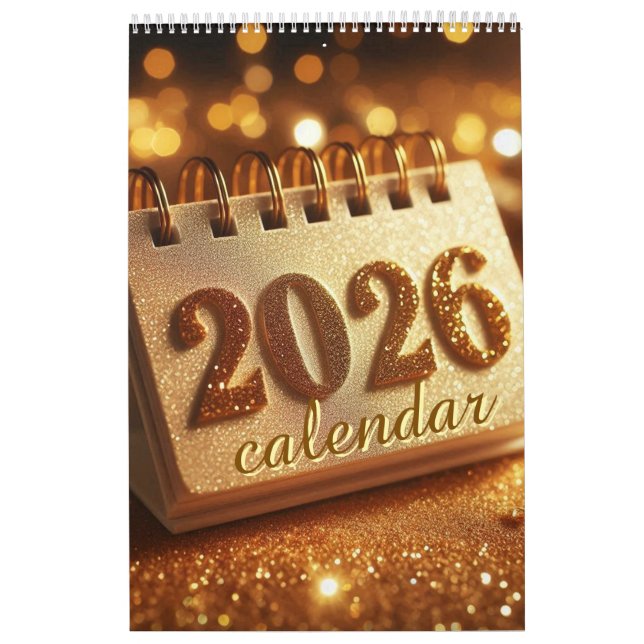 golden 2026 Calendar (Cover)