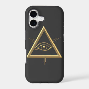 Golden "3-D" God's Eye Symbol