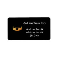 Golden "3-D" Priest/Minster Collar