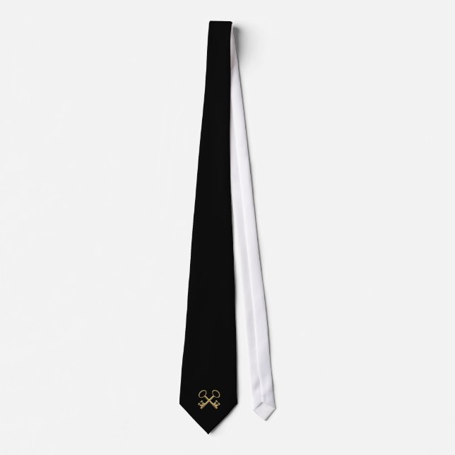 Golden "3-D" St. Peter's Keys Tie (Front)