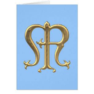 Golden "3-D" Virgin Mary Symbol