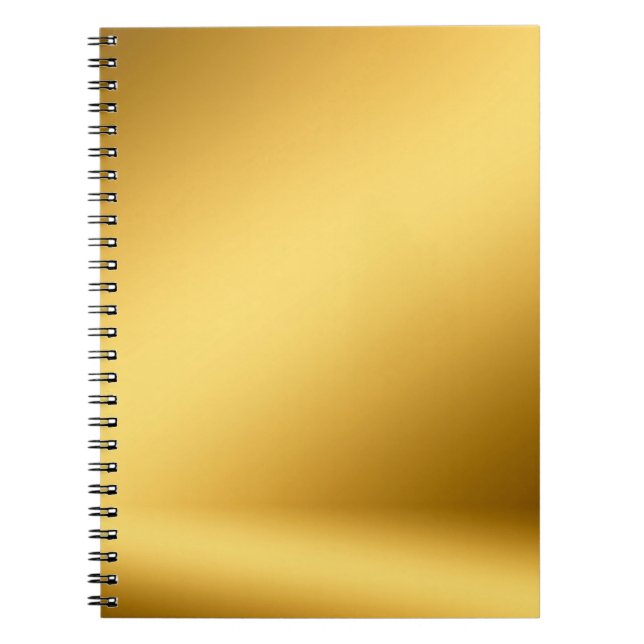 Golden 3d room. Background3d, abstract, autumn, gr Notebook (Front)