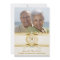 Golden 50th Wedding Anniversary Photo Invites