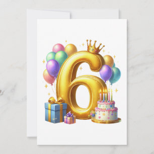 Golden 6th Birthday