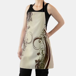 Golden Abstract Apron