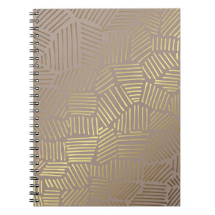 Golden abstract, elegant vintage background. notebook
