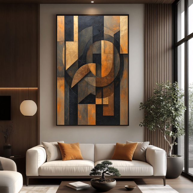 Golden Abstraction Poster (Creator Uploaded)