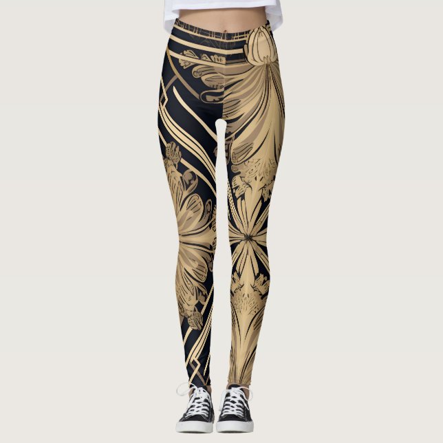 Golden acanthus  leggings (Front)