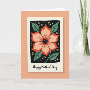 Golden Accent Mothers Day Card