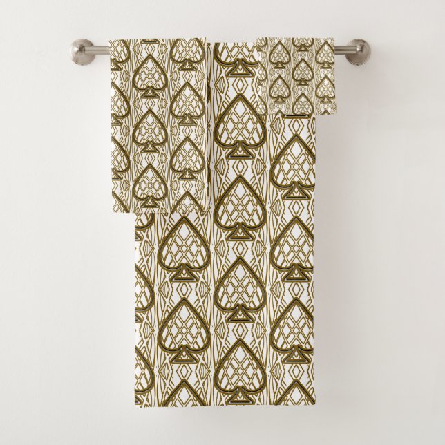 golden ACE ticket Bath Towel Set (Insitu)