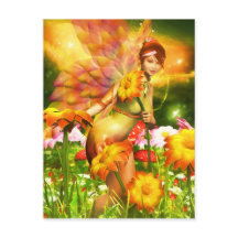 Golden Adornments Postcard