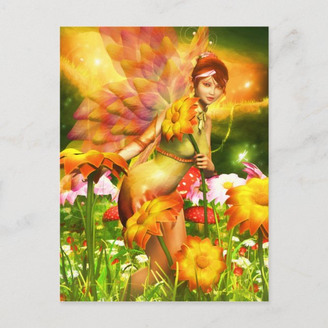 Golden Adornments Postcard (Front)