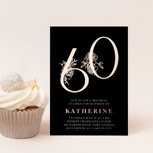 Golden Age   60th Birthday Party Rose Gold