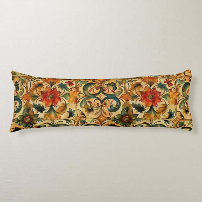 Golden Age Botanical  Body Cushion (Front)