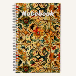 Golden Age Botanical Design Notebook