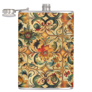 Golden Age Botanical  Hip Flask