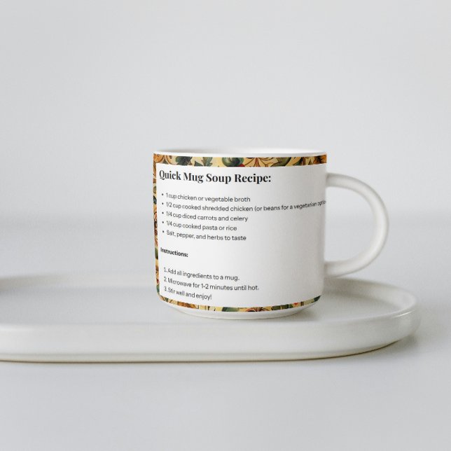 Golden Age Botanical Recipe Coffee Mug (Creator Uploaded)