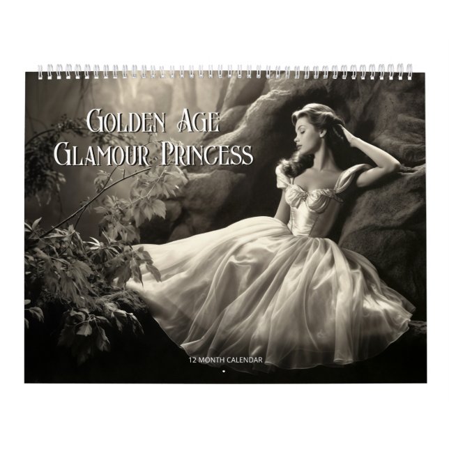 Golden Age Glamour Princess Calendar (Cover)
