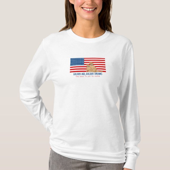 Golden Age, Golden Dreams Long T-Shirt (Front)